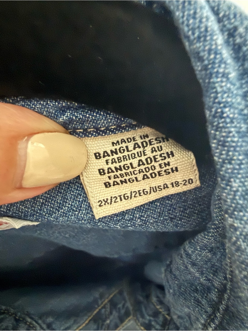 Levi’s Classic Two-Tone Denim Western Shirt - Light & Medium Blue - Picture 7 of 8